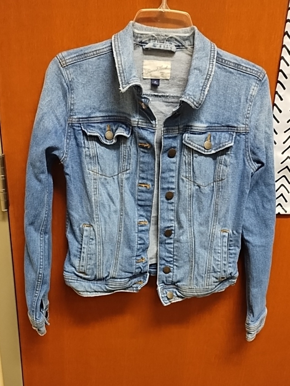 Universal Thread Light Blue Denim Jacket for Women